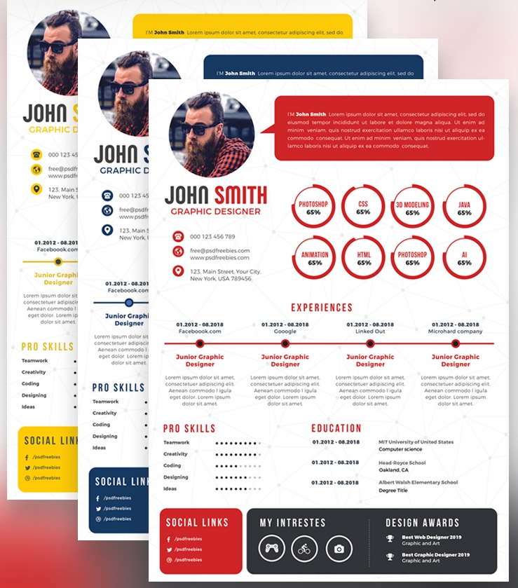 Template 10 - simple resume templates