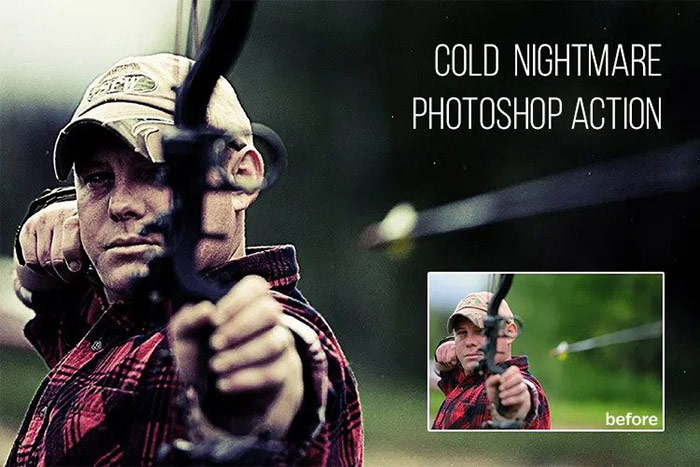 Cold Nightmare : Free Photoshop Action