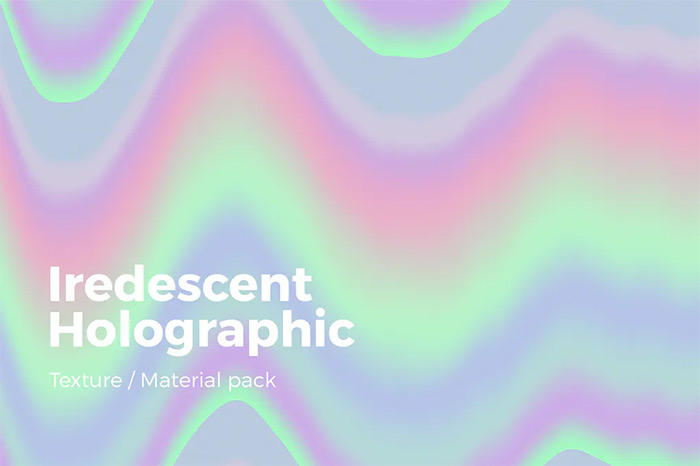 Iridescent Holographic Texture