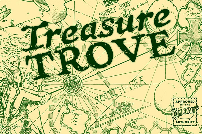 Treasure Trove - ancient map font