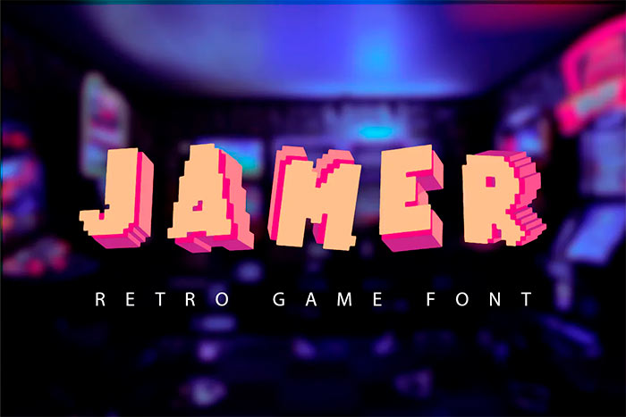 Jamer - Retro Game font