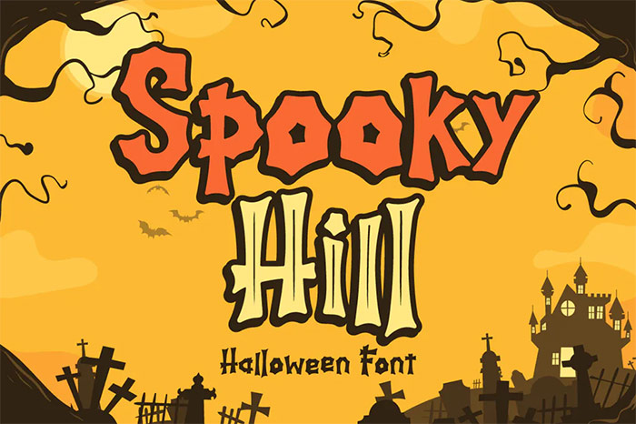 Spooky Hill - Halloween Font