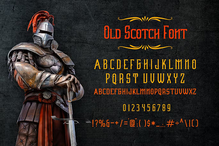 Old Scotch Font