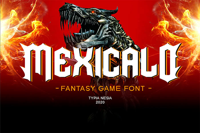 Mexicalo - Game Font