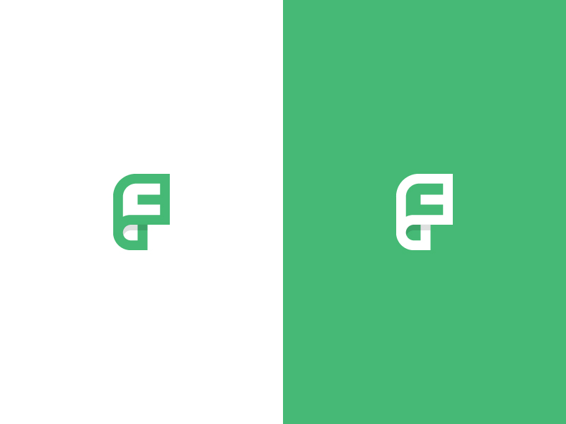 F - Single Letter Logo Design