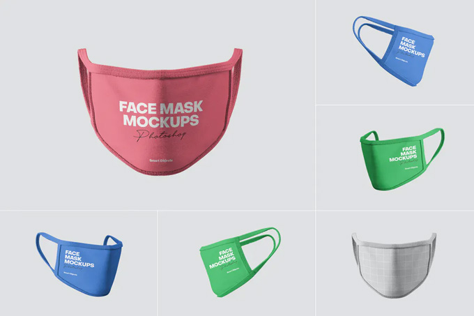 Medical Face Mask Mockup